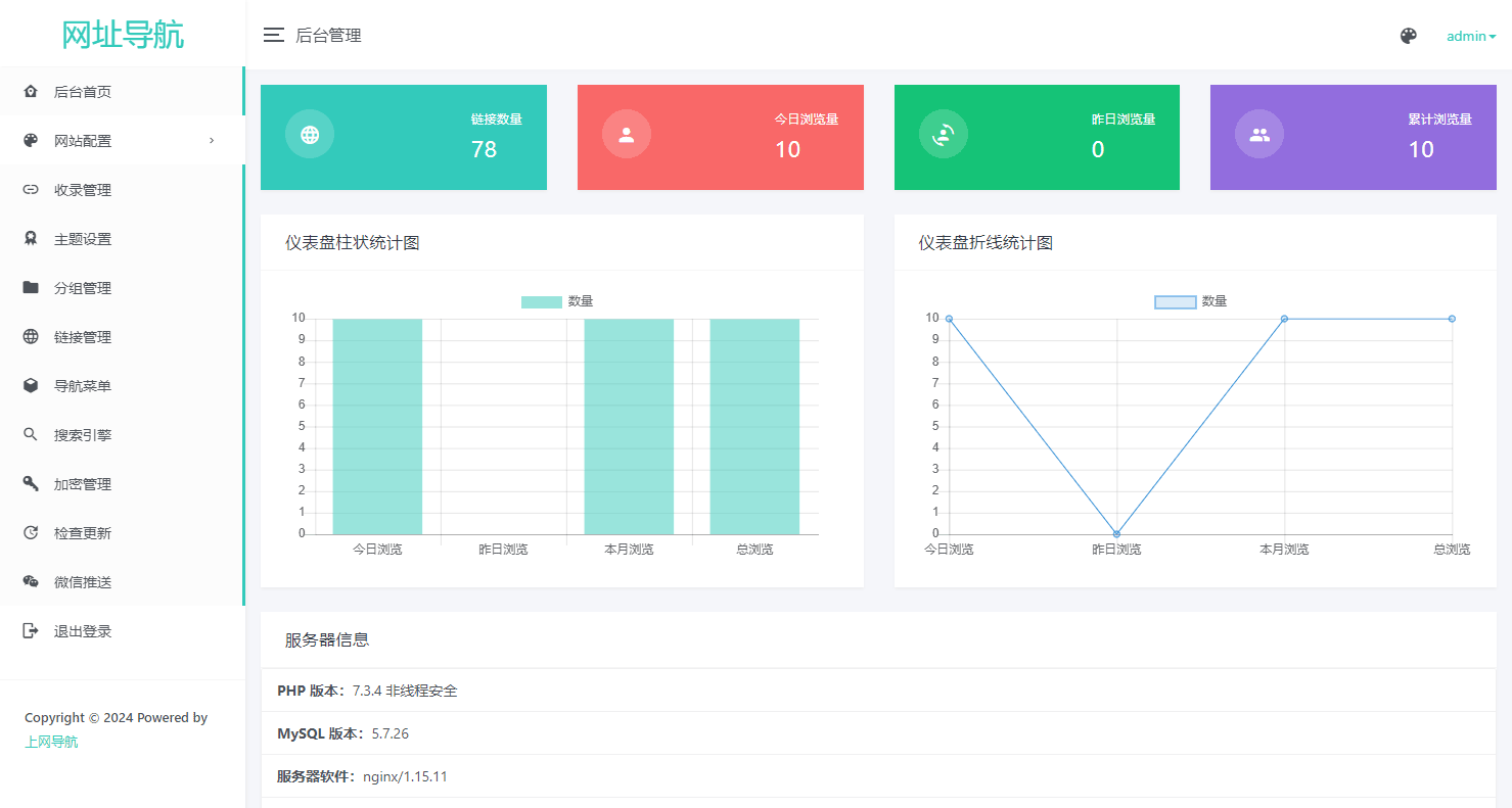 网址导航源码,站点收录系统,网址之家源码