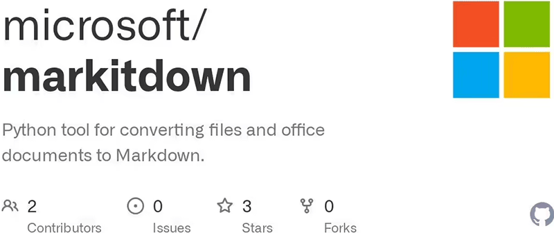 MarkItDown,Office,Markdown